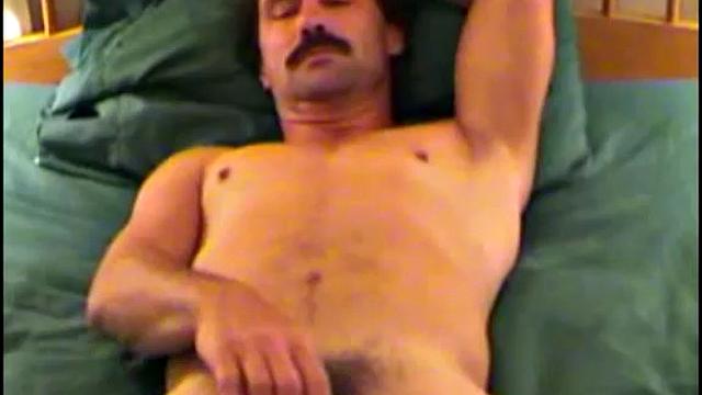 This is Robert's second video with me. He is one very handsome man, with an infectious smile. Robert is a bit short on gray matter and dick, but his personality, smile, and big load of cum more than make up for the shortcomings.