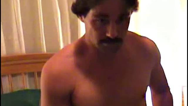 This is Robert's second video with me. He is one very handsome man, with an infectious smile. Robert is a bit short on gray matter and dick, but his personality, smile, and big load of cum more than make up for the shortcomings.