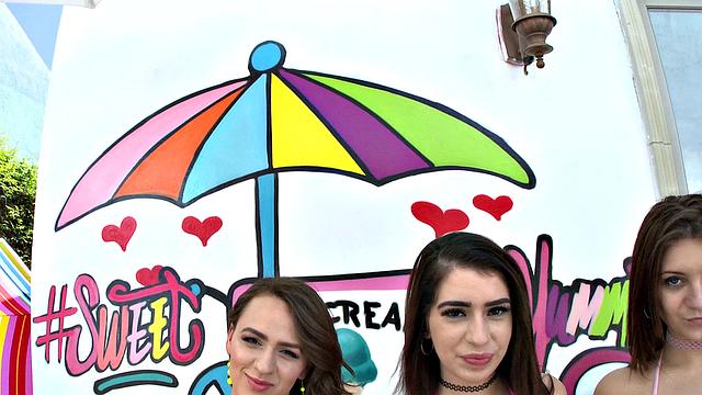 Жозелин получает по полной от Алекса и Джоджо в жестком трио