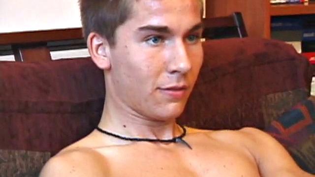 Brock invites a boy he met to join him for some sex. The two watch a porn video together and trade blowjobs. Law is straight, but that's sort of hard to tell judging by how much he enjoys sucking.