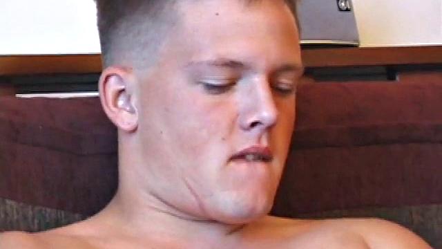 Brock invites a boy he met to join him for some sex. The two watch a porn video together and trade blowjobs. Law is straight, but that's sort of hard to tell judging by how much he enjoys sucking.