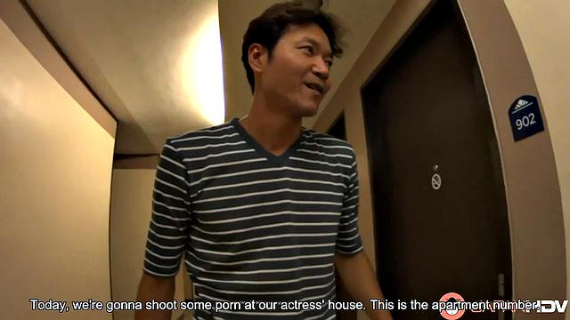 Chihiro Akino is awakened with a camera crew watching and touching her