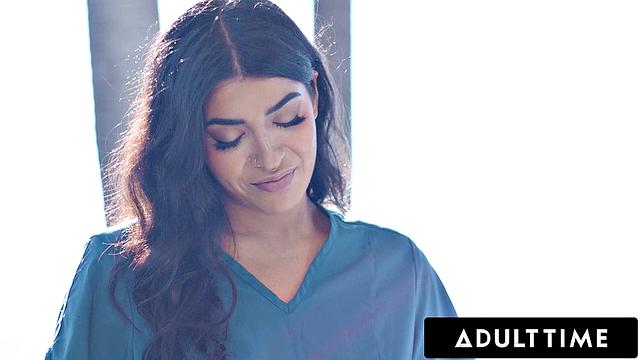 ADULT TIME - Vanna Bardot Relaxes With Oiled Pussy Massage From Lesbian Masseuse Jasmine Sherni