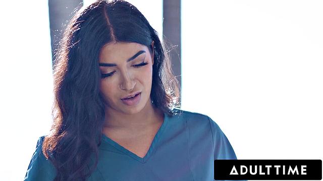 ADULT TIME - Vanna Bardot Relaxes With Oiled Pussy Massage From Lesbian Masseuse Jasmine Sherni