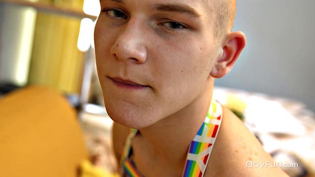 Russian Twink Tommy Sweet Solo Masturbation Audition