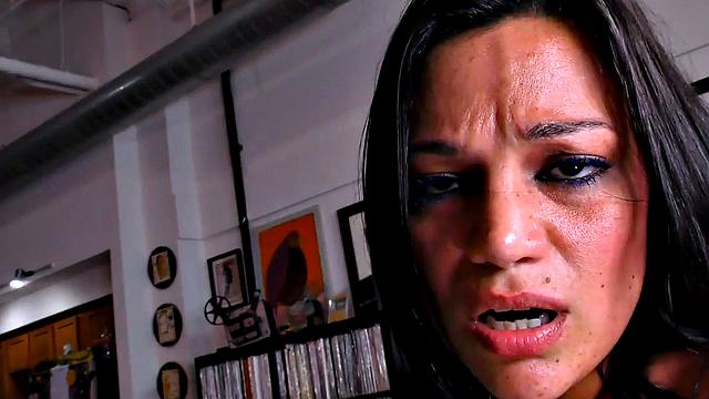 Seduced POV Latin MILF fucked in pussy by nice dick