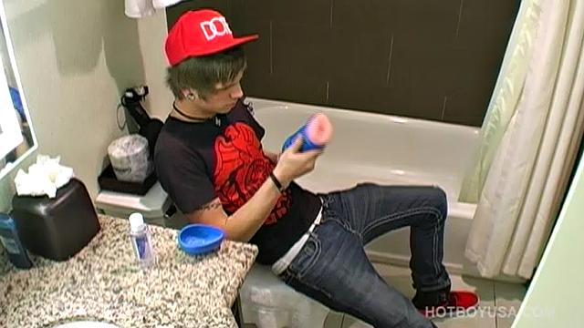 Robbie Callahan, 19 year old bundle of energy from the Dallas, Texas. Robbie, and has a girlfriend back home in Texas, but he's really a sexual creature down deep and loves everything about it.