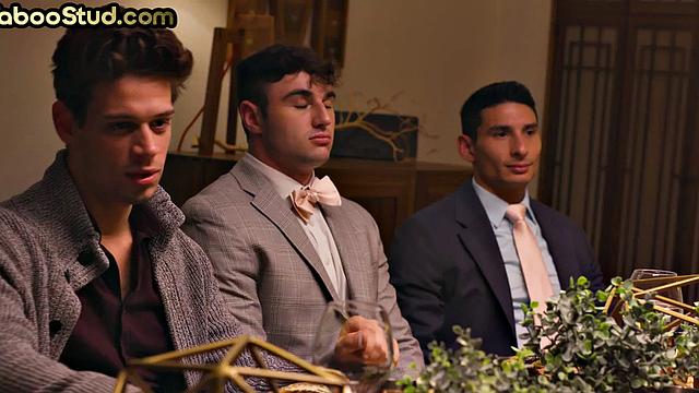 Taboo stud sucks stepbro's cock outdoors and enjoys cum in mouth