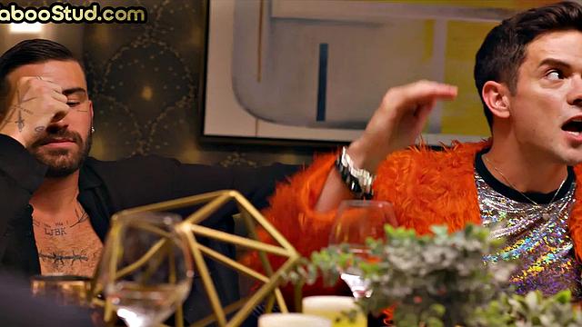 Taboo stud sucks stepbro's cock outdoors and enjoys cum in mouth