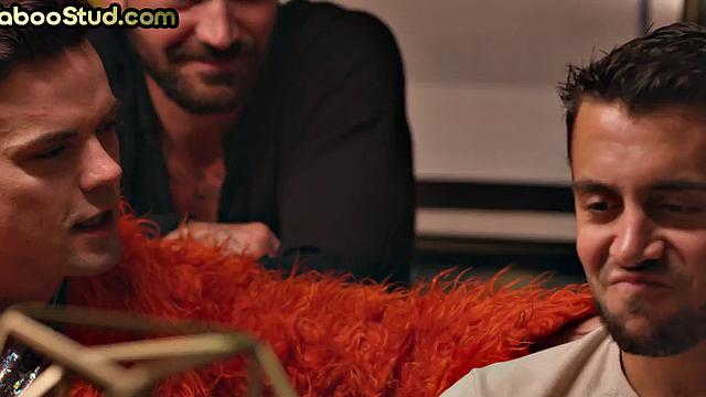 Taboo stud sucks stepbro's cock outdoors and enjoys cum in mouth