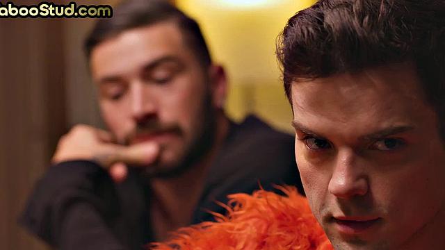 Taboo stud sucks stepbro's cock outdoors and enjoys cum in mouth