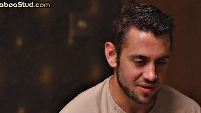 Taboo stud sucks stepbro's cock outdoors and enjoys cum in mouth