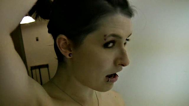 Naughty Shelly flaunts her natural tits in a steamy shower with Shower Nude