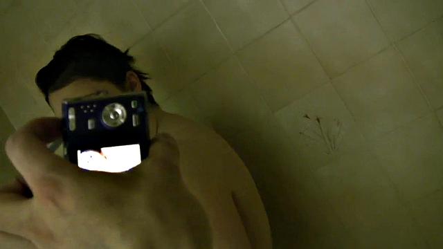 Naughty Shelly flaunts her natural tits in a steamy shower with Shower Nude