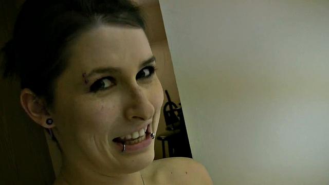 Naughty Shelly flaunts her natural tits in a steamy shower with Shower Nude