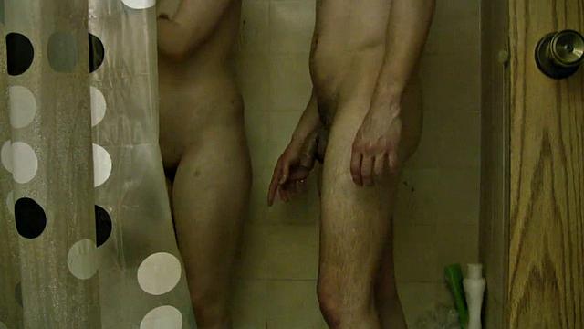 Naughty Shelly flaunts her natural tits in a steamy shower with Shower Nude