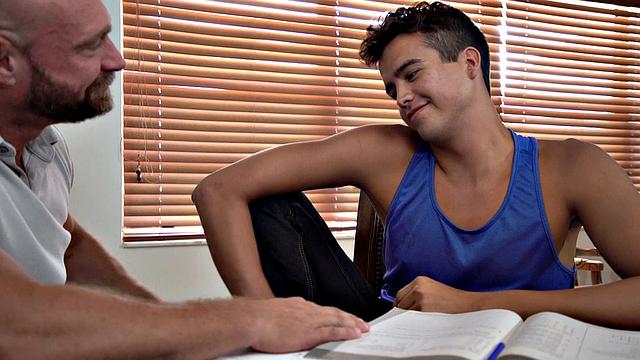 Stepdad Helps with Math