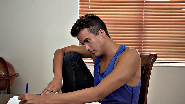 Stepdad Helps with Math