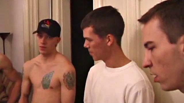 At the end of a particularly rough day, Torque comes home to find a living room full of hot guys, ready to play.