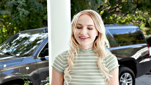 DEVILS FILM - Hot Teen Babysitter Sage Rabbit Gets Her Mouth And Pussy Filled By Employer's Cock