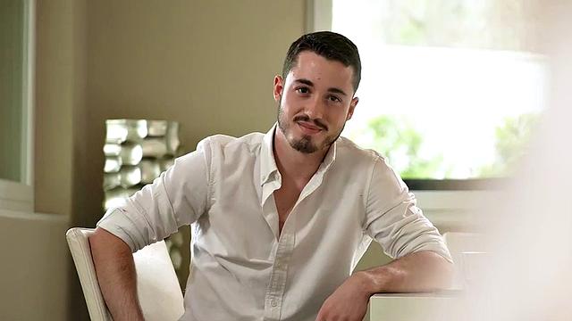 Teasing babe analfucked by BF