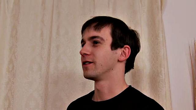 Pegging firefighter pegs sissy in 3some with strapon