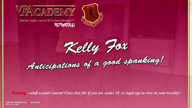 Kelly Fox - Anticipating a good spanking!