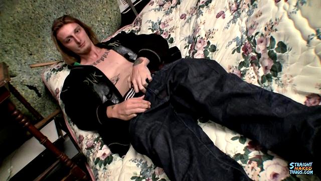 Kenneth Slayer Strokes his Red-Haired Cock