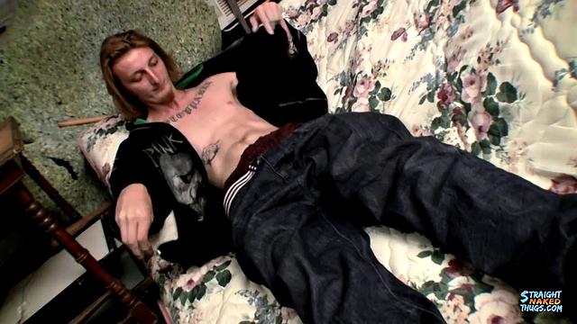 Kenneth Slayer Strokes his Red-Haired Cock
