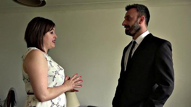 Chubby babe gets a rough fuck by Pascal