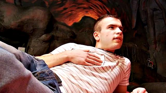 St. Andreas cross femdom fun