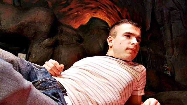 St. Andreas cross femdom fun