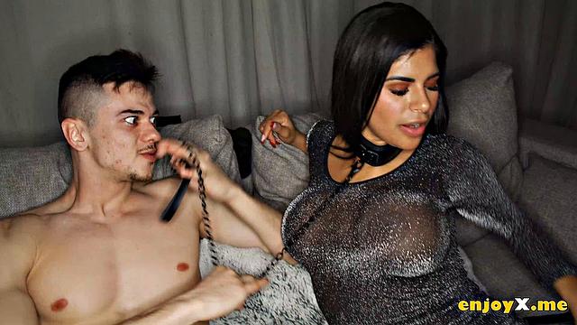 Catherine Knight receives a dual dose of rock hard cocks on Black Friday as a superbly steamy deal - a killer porn!