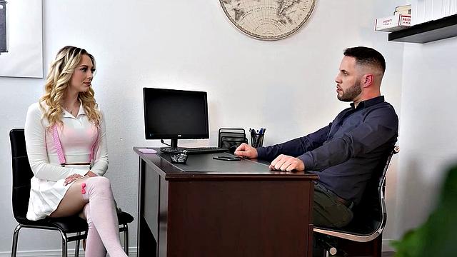 GIRLSRIMMING - Sloppy rimjob and hard action with teen Lily Larimar