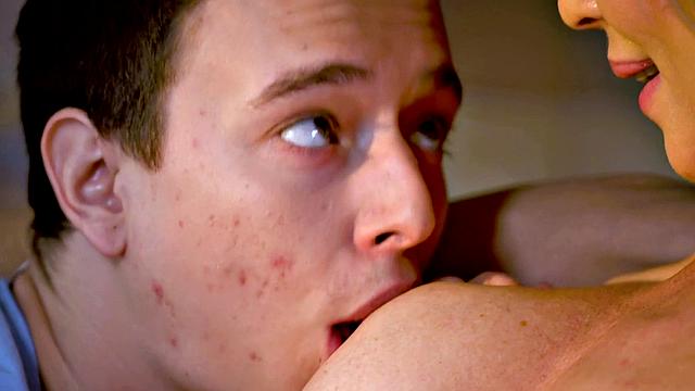 21 SEXTREME - Naughty Nanny Gives A Tit Job And Gets Her Pussy Fucked By The Boy She Babysat