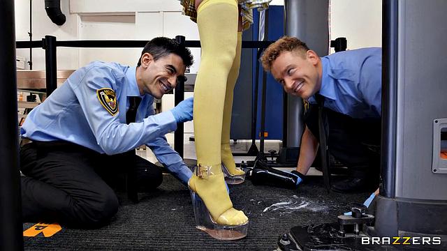 Soaked-Panty Slut in the Security Line