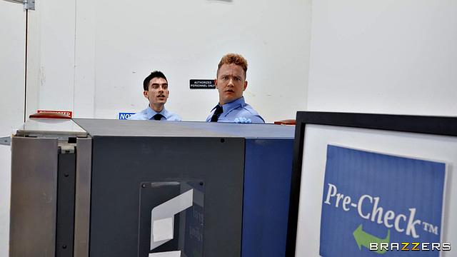 Soaked-Panty Slut in the Security Line