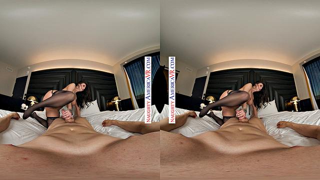 Elizabeth Skylar's big tits pair nicely with that big cock of yours