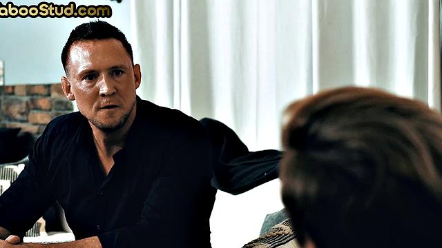 Weird skinny twink fucked by stepdaddy till facial.