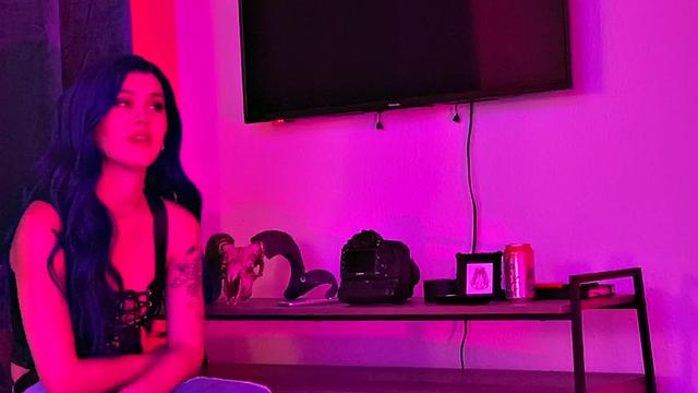 BTS lesbian tattooed strapon fucks 21yo in 3some