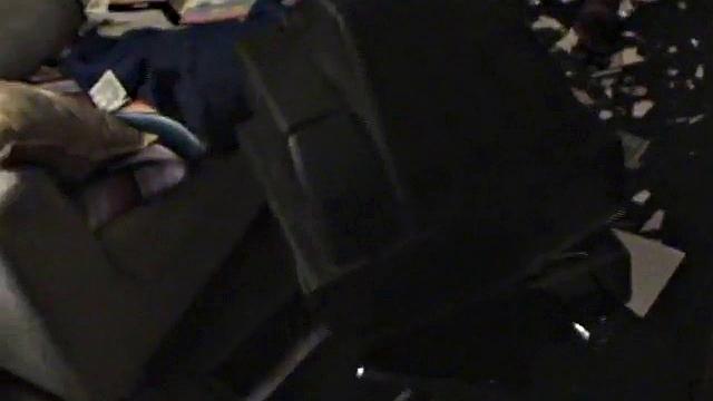 Naughty teen sucks on hard dick in spy cam scene