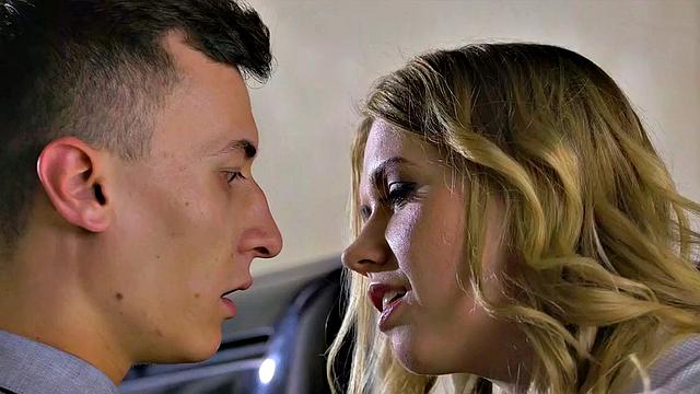 Naughty blonde seduces coworker for a steamy office fuck-fest