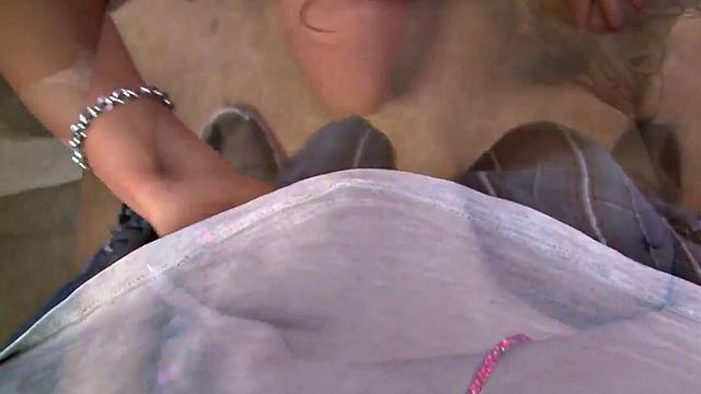 POV pierced babe enjoys closeup dirty pussyfuck