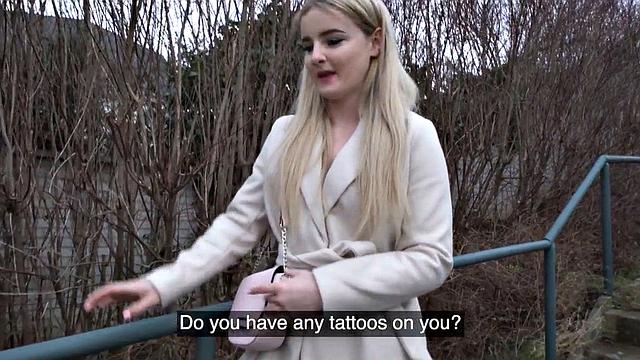 Shady casting director fooling a blonde