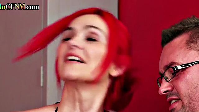 CFNM cheerleaders wanking guy