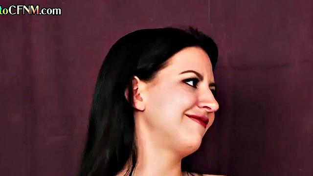 21yo alt CFNM slut deepthroating before doggystyle