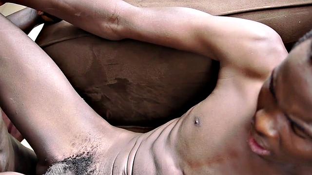 Real Africa twink fucked in assfucking at home