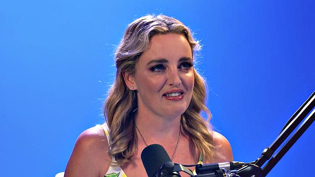 Solo masturbating girl enjoys fingering her wet shaven pussy