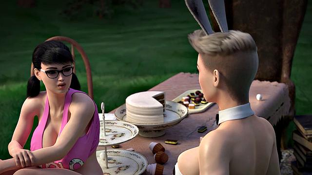 Futa3dX - Futanari Alice Goes Down And Fucks Hard