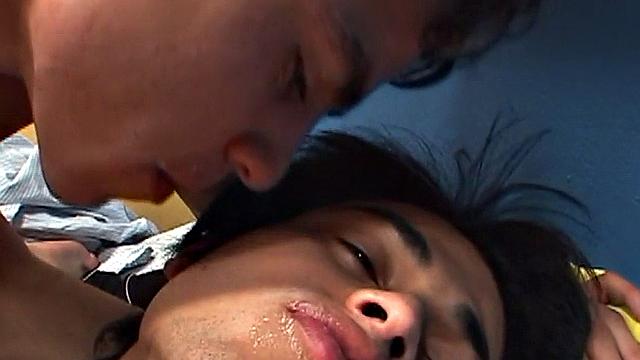 Cumswapping Latin twink drilled in ass by stud